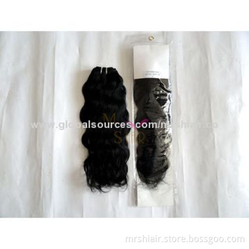 100% Human Hair, Natural Wave, 16 Inches Natural Color